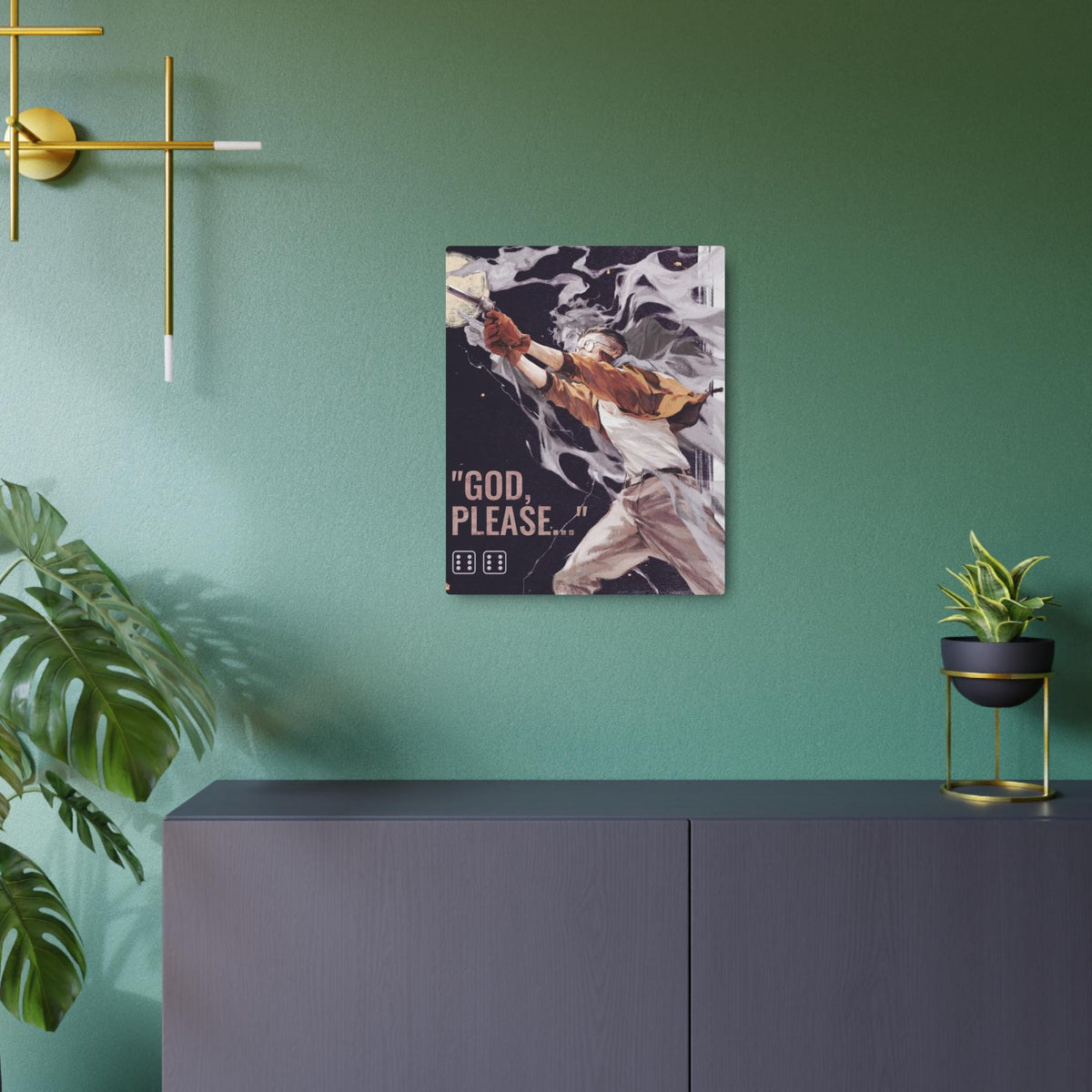 Disco Elysium Kim Kitsuragi Metal Art Sign | Wall Decor Illustration