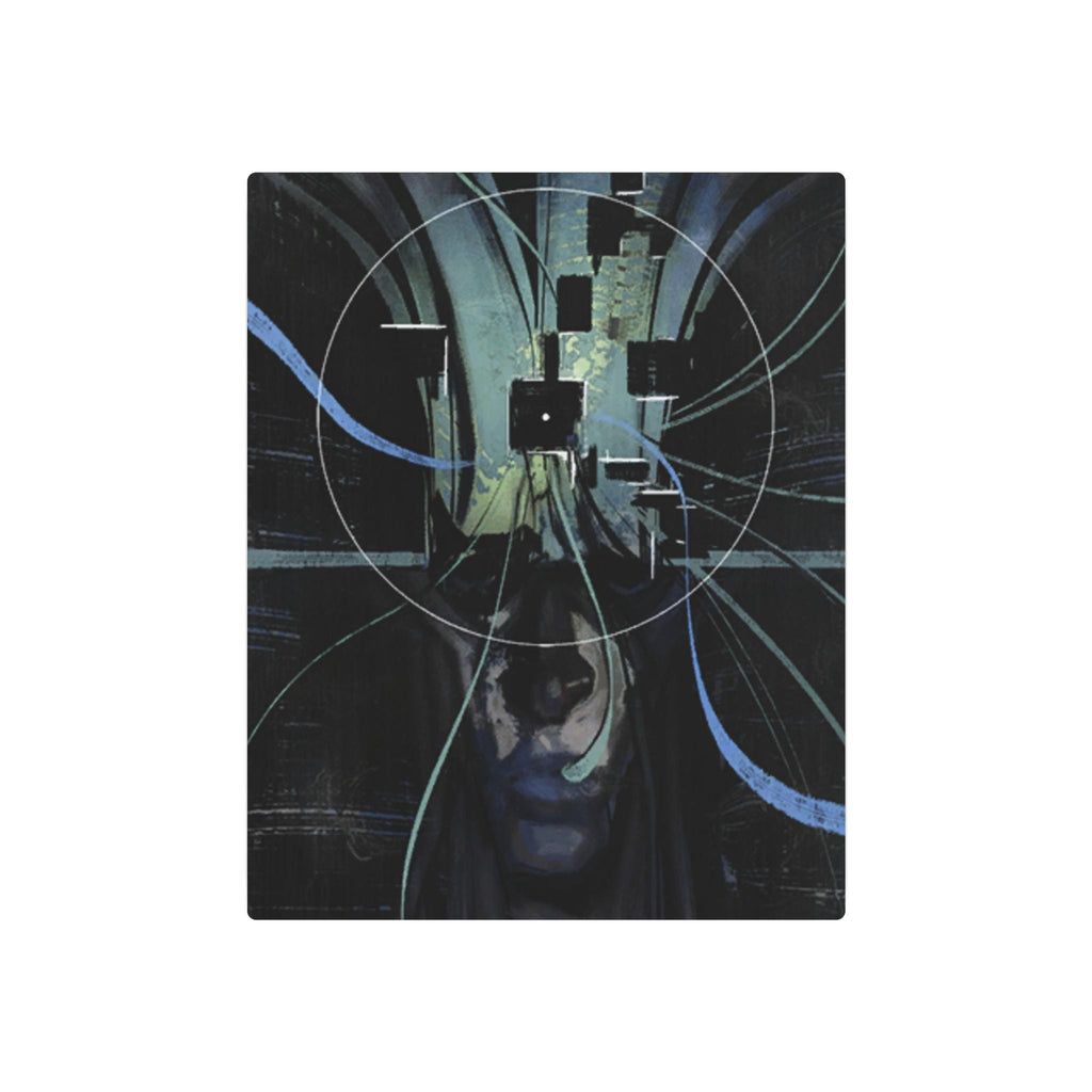 Disco Elysium Visual Calculus Cybernetic Skull Metal Art Sign | Futuristic Wall Decor