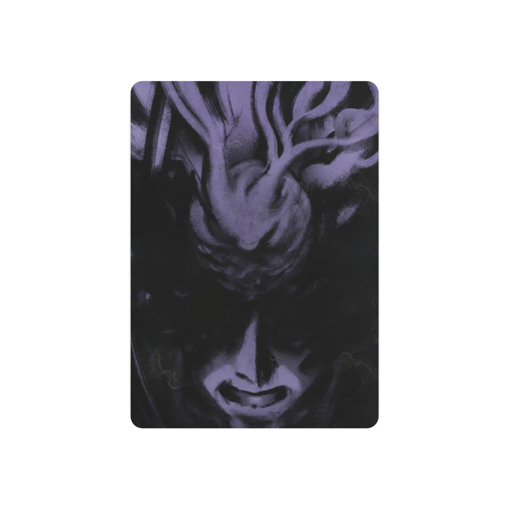 Disco Elysium Suggestion Metal Art Sign | Purple Demon Face, Dark Fantasy Wall Decor