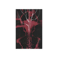 Disco Elysium Shivers Metal Art Sign | Dark Red Spine Tree Wall Decor