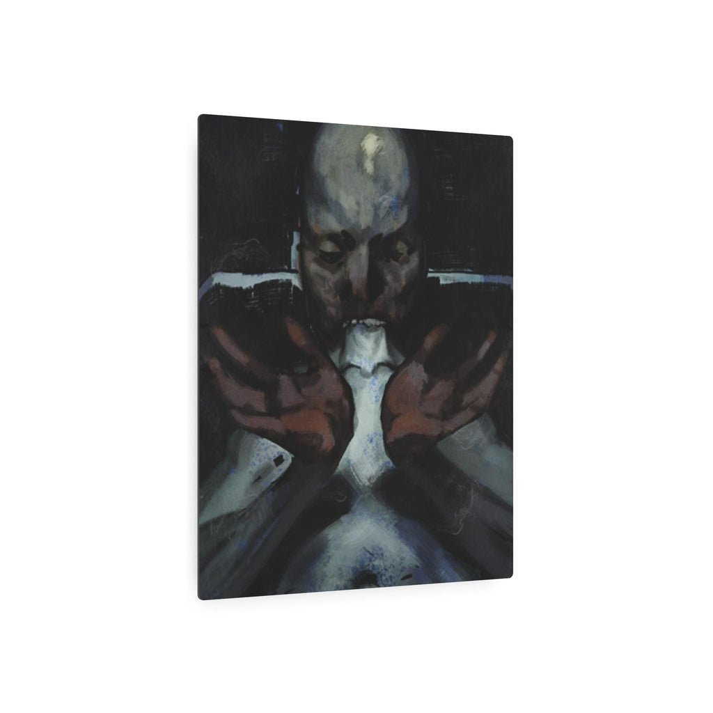 Disco Elysium Rhetoric Metal Wall Art | Rhetoric Skill Poster | Revachol Gaming Decor | RPG Inspired Metal Sign