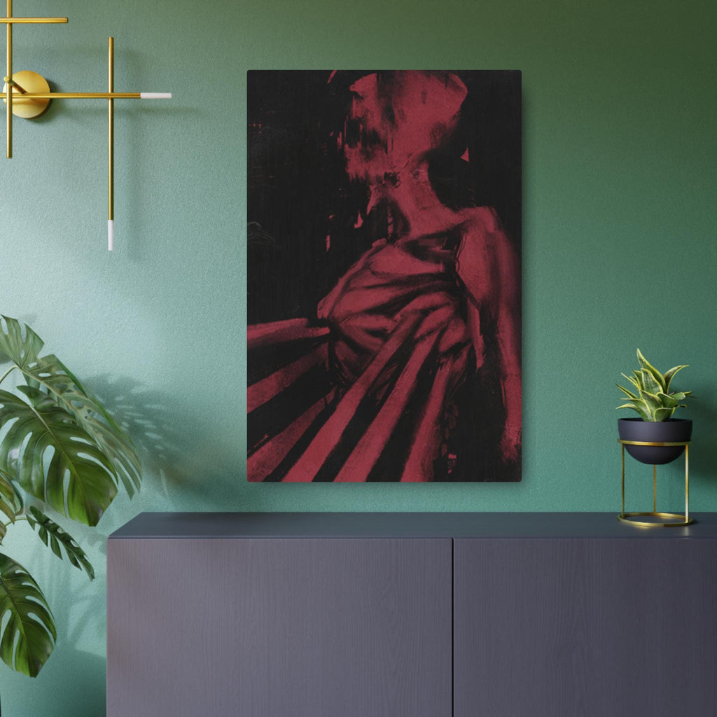 Disco Elysium Pain Threshold Metal Wall Art | Pain Threshold Skill Poster | Revachol Gaming Decor | RPG Inspired Metal Sign