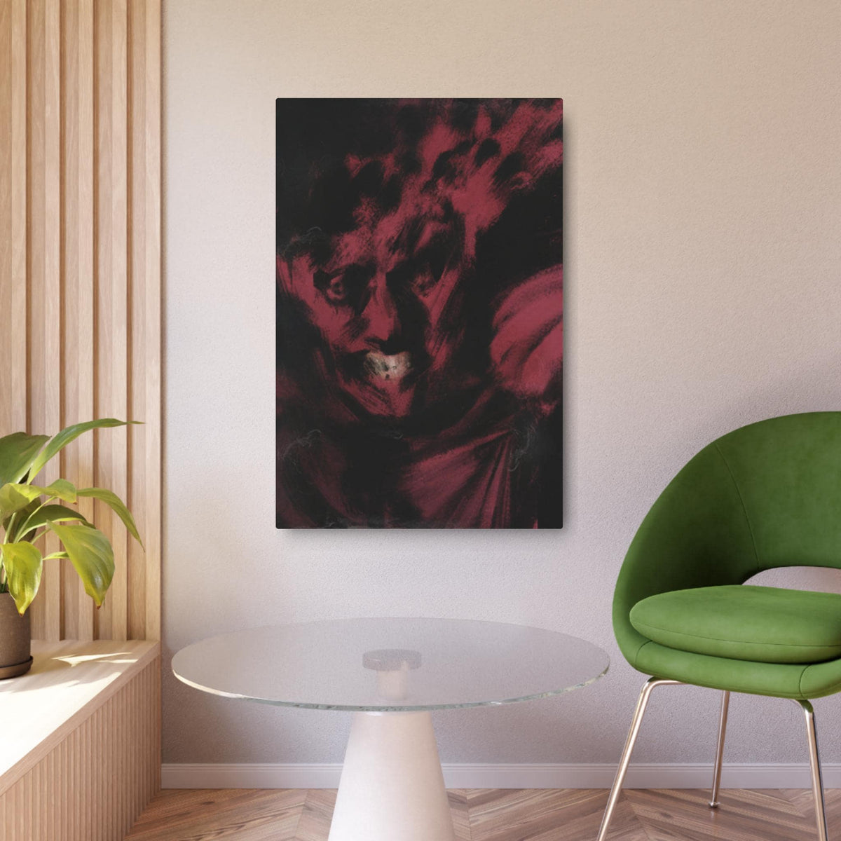 Disco Elysium Half Light Metal Wall Art | Half Light Skill Poster | Revachol Gaming Decor | RPG Inspired Metal Sign