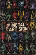 Disco Elysium Metal Wall Art | Choose Your Skill (Volition, Shivers, Inland Empire ect.)