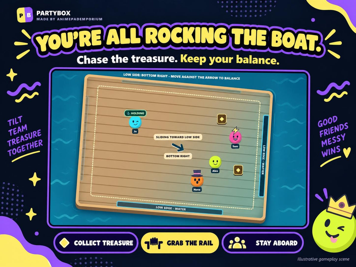 PartyBox: 19 Multiplayer Party Games for 2–8 Players | Phones as Controllers | Windows PC Digital Download